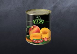 Персики половинками РІО 850 мл - замовити мясо гуртом від виробника для ресторанів, кафе, готелів, магазинів 